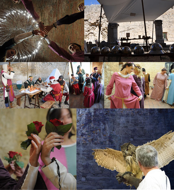 matrimonio in atmosfera medievale
