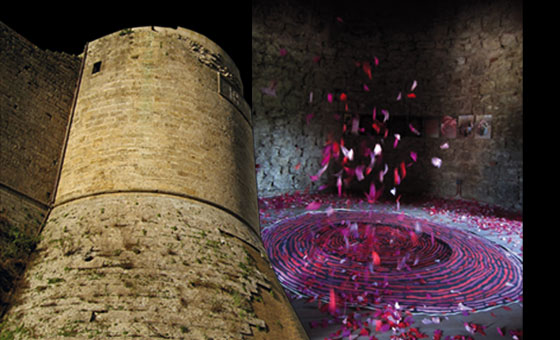matrimonio in atmosfera medievale