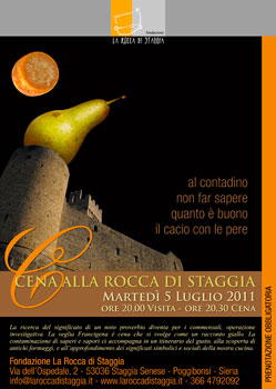 Degustazione e Cena alla Rocca di Staggia